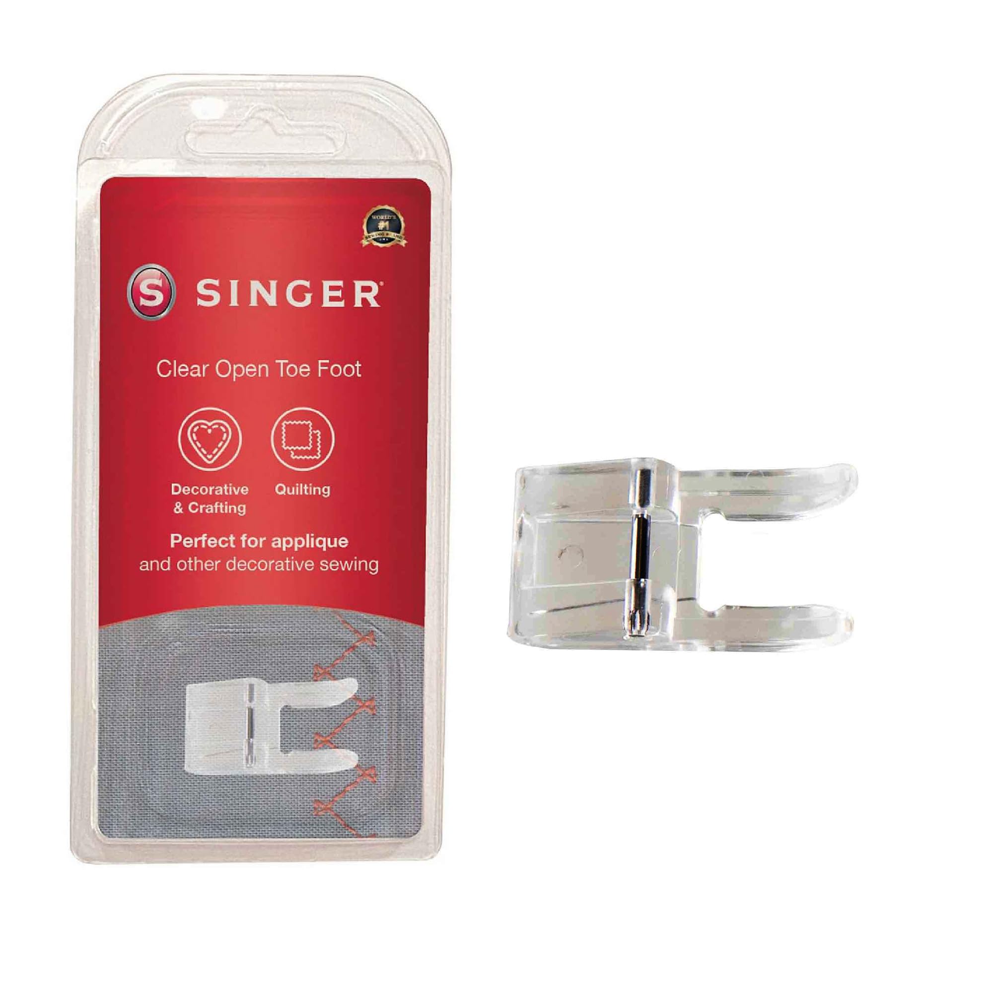 Amazon.com: SINGER Clear Open Toe Presser Foot | Ideal for